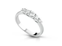 Anello PG Gioielli Donna Verette in Oro bianco Diamante 0.53 Ct ANV855P053 - ANV855P053
